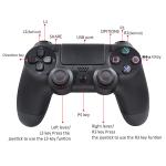 Hot wired controller for Playstation 4 usb wired gamepad for PlayStation 4 Black