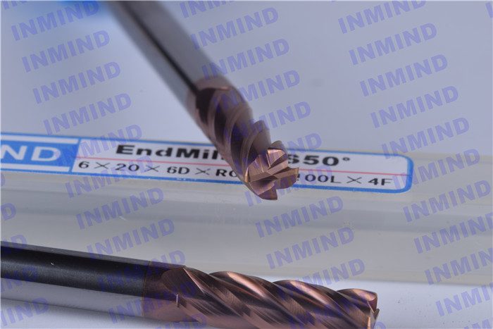 4 Flute Radius Milling Cutter With 30 mm Cutting Length 12 mm Diameter