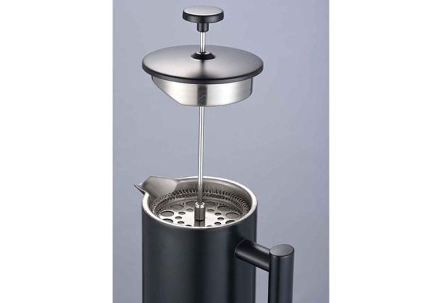 8 Cup Matte Black Stainless Steel French Press Coffee Pot Insulated Coffee Press