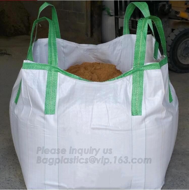 superior quality polypropylene jumbo bag,polyethylene sandbags scrap woven pp bulk bag, pp big jumbo bag for sand, pack