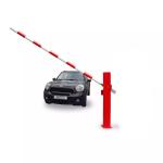 Light Weight 2.5 Meter Automatic Parking Barrier Gate Dc12v 24v Round Pole