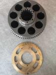 Original excavator spare parts Valve plate and cylinder block M2X120 hydraulic