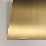 1219*2438mm 0.55mm 304 Stainless Steel Sheet Antique Brass Hairline AFP Design