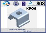 Plain Surface Q235 Steel Rail Fastening KPO Rail Clips