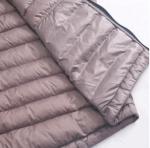 Basic Style Ultra Light Down Jacket , Insulated Ladies Down Winter Coats