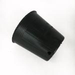 Black Color Big Plastic Flower Pot Garden Aging Resistant