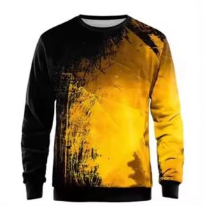 Wholesale Custom Logo Fleece Sublimation Print Sweater Long Sleeve Streetwear Style from china suppliers