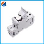 1P 125A DC 1000V 690V Solar 22x58mm Cylinder Porcelain Fuse Base Holder For PV