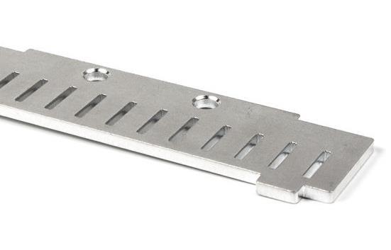 Aluminum Parts Fabrication Tin Plated Aluminum Bus Bar 3V-24V Working Voltage