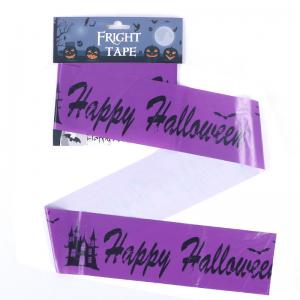 Wholesale ISO9001 Halloween Fright Tape 0.04mm Party LDPE Caution Banner from china suppliers