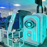 Dreamland vr simulator ufo VR 2 seat 9d virtual reality 360 vision roller