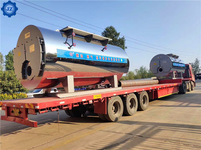 2 Ton Horizontal Gas Diesel Oil Lpg Fuel Fired Steam Boiler For Vegetable Oil Refining