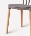 Simple Windsor chair solid wood dining chair family creative leisure chair