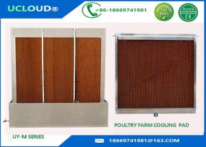 Wholesale 2000*600*150mm evaporative poultry house cooling pad Greenhouse mist cooling systerm evaporative cooling pad from china suppliers