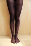 Permeable Sustainable Womens Silk Stockings Printed Pantyhose Leggings With