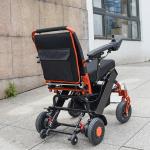Rigid PU Tyre Folding Motorized Wheelchair 6km/H Electric