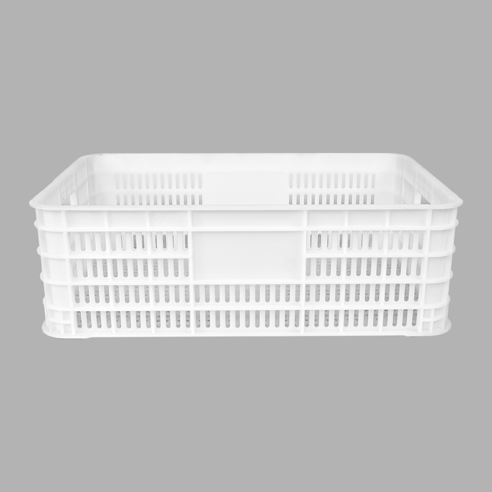 600x400x200mm Vented Plastic Basket for Convenient Supermarket Storage and Shipping