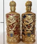 Provided Freely Glass Bottle Cover for Liquor Bottles Dragon and Phoenix Bottle