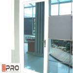 Durable Aluminum Front Door Hinges / Exterior Glass Swing Door Commercial door