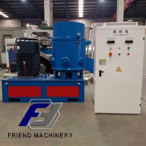 Wholesale 800kg/H Waste Plastic Recycling Agglomerator Plastic Crusher Machine from china suppliers