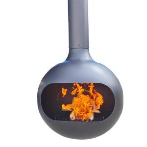 Wholesale French Villa Hanging Real Fire Steel Special-Shaped Wood Burning Fireplace from china suppliers