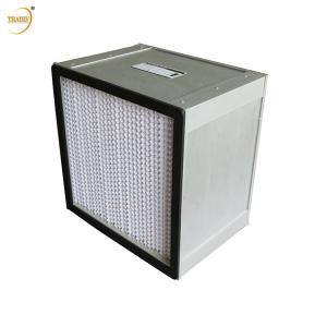 Wholesale Galvanized Steel Frame Deep Pleat HEPA Filter HEPA Box Filter 4KG from china suppliers