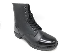Wholesale Construction Womens Black Work Boots , Lace Up Safety Boots With Steel Eyelet from china suppliers