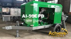 Wholesale AI-50CPD NEW Concrete Pump Trailer Mounted OEM PUTZMEISTER TK70 20M3/H from china suppliers