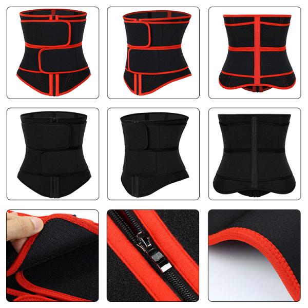 HEXIN Slimming Belts Embossing Neoprene Waist Trainer for Women Standard Thickness