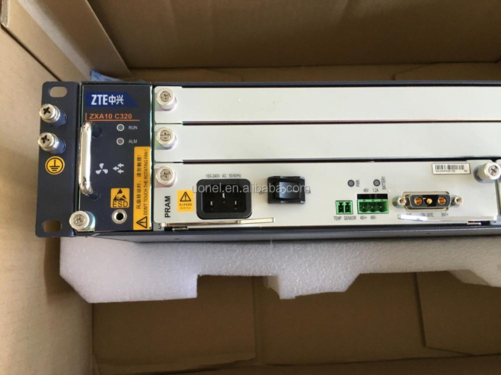 ZTE C320 ZXA10 ZTE OLT GPON EPON original ZTE 19 inch ZXA10 C320 OLT chassis, Optical Line Terminal, AC+DC