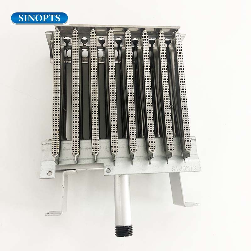 Gas Boiler Spare Parts 8 Rows Gas Boiler Steam Fire Row Stainless Iron Zinc Plate Burner Tray Heat Exchanger