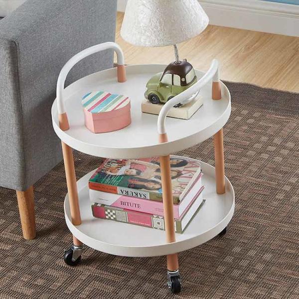 Hot Sale 3-Tier Storage Service Cart Mesh Stainless Steel Storage Cart with