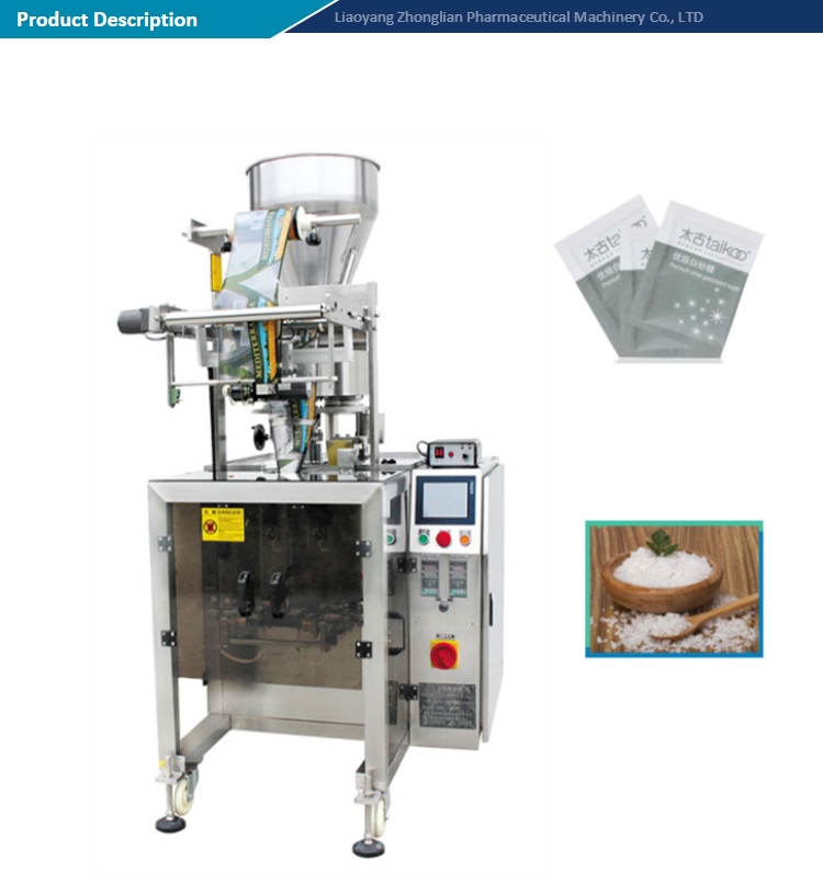 ZONELINK Back Sealing Packaging Bag Machinery for Automatic Powder SS304 Material