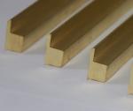 Copper Zinc Alloy Extrusion Square Flat Bars Custom Metal Extruded Profiles