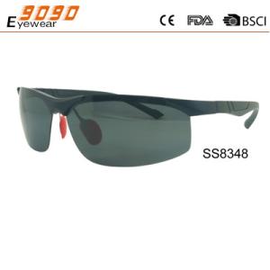 Wholesale Hot sale style sports sunglasses with plastic frame,UV 400 protection lens from china suppliers