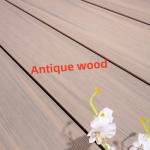 Weather Resistant Teak WPC Outdoor Decking Anti UV Plastic Composite Lumber