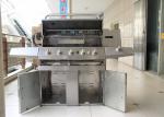 Factory price kitchen bbq easy grill slow burning 4 burners gas bbq grill with
