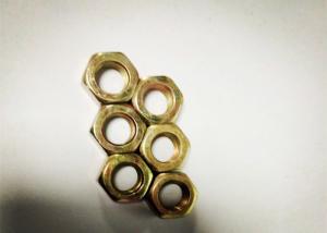 Wholesale Anti Loose Yellow 8mm Hex Nut Thin Threaded Heat Resistant For Construction from china suppliers