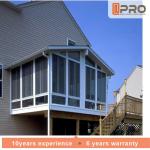Powder Coated Frame Glass Florida Room Aluminum Portable Glass House Sunroom