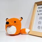 Ready Stock Seven Craft Cute Fox DIY Crochet Kit Milk Cotton For Beginners