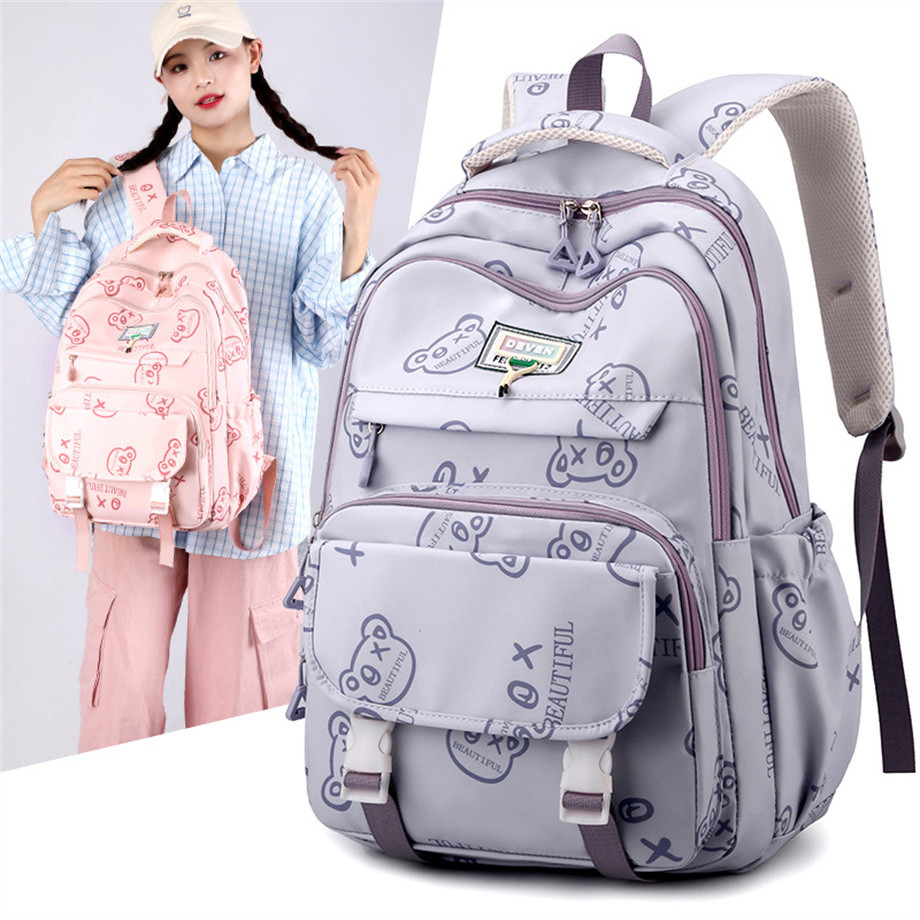 Student Schoolbag All Over Print Middle School Student Backpack Large Capacity Outdoor Leisure Backpacks