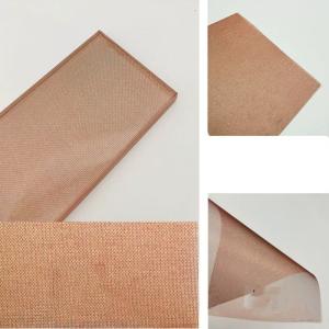 Wholesale Woven Fabric Mesh Laminated Glass Curtain Wall Red Color from china suppliers