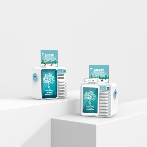 8 Ports Power Bank Charging Station Vending Machine Manufacturers For Airports