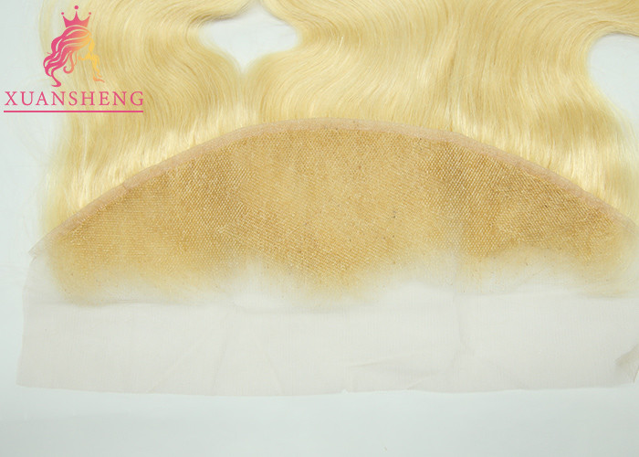 Virgin 613 Blonde Hair Weave Body Wave Frontal No Shedding And No Tangle