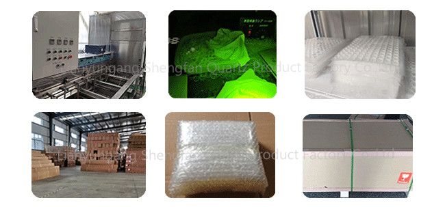 Custom Quartz Glass Disc Clear Transparant Ultrathin Fused Plate Quartz Glass Sheet For UVC Germicidal Lamp