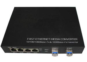 Wholesale 1000 Base - Fx Fiber Optic Switch For Industry 850nm / 1310nm / 1550nm Wavelength from china suppliers