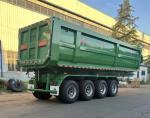 4 Axle Dump Trailer 30-100 Tons Hydraulic Rear Dump Full Tipper Trailer for Sand