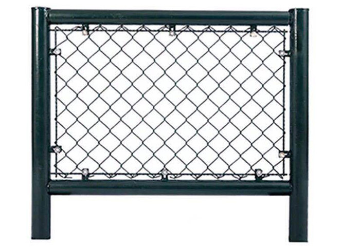 3mm 12 Gauge Chain Link Fence Pvc Coated Green 6x50