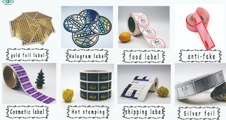 Hot Stamping Silk Screen Custom Barcode Labels In Roll Or In Sheet