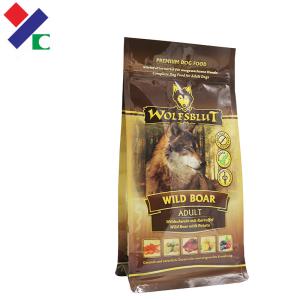Wholesale Mylar PET Food Packaging Bag 2KG 5KG 10KG Side Gusset For Animal from china suppliers